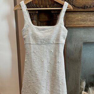 Bead-embellished Bouclé Dress (XS)